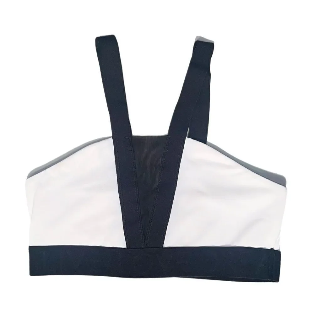 Mesh Inset Sports Bra LIVE LOVE DREAM by Aero (M)